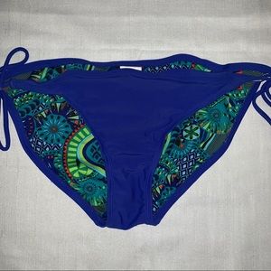 Xhilaration Blue String Bikini Bottoms
